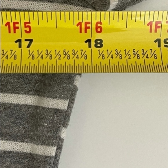 Motherhood Maternity sz sm gray/white stripe - Picture 4 of 8